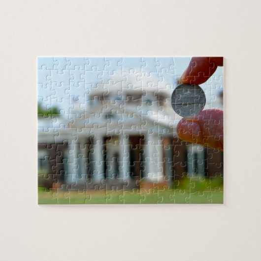 Thomas Jefferson Monticello Puzzle (Horizontal)