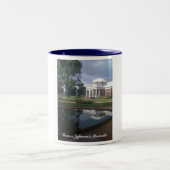 Thomas Jefferson Monticello Zweifarbige Tasse (Mittel)