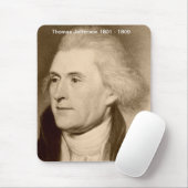 Thomas Jefferson Mousepad (Mit Mouse)