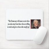 Thomas Jefferson Mousepad (Mit Mouse)