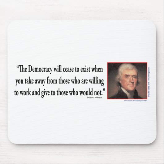 Thomas Jefferson Mousepad (Vorne)