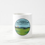 Thomas Jefferson National Forest Kaffeetasse (Mittel)