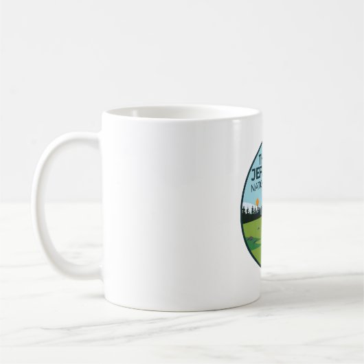 Thomas Jefferson National Forest Kaffeetasse (Links)