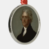 Thomas Jefferson Ornament Aus Metall (Rechts)