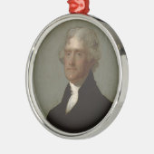 Thomas Jefferson Ornament Aus Metall (Links)