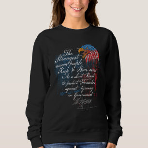 Thomas Jefferson Patriotic Quot behalte and Bären Sweatshirt