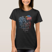 Thomas Jefferson Patriotic Quot behalte and Bären  T-Shirt (Vorderseite)