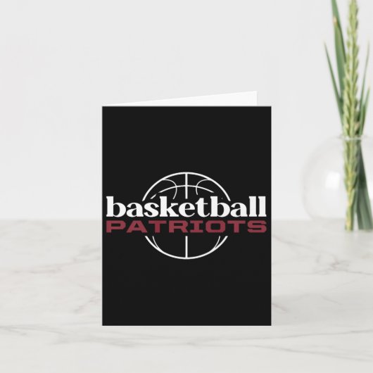 Thomas Jefferson Patriots Basketball Karte (Vorderseite)