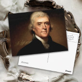 Thomas Jefferson Portrait Postkarte