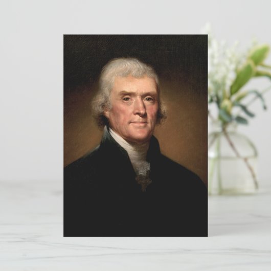 Thomas Jefferson Porträt (Stehend Vorderseite)