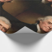 Thomas Jefferson Porträt Geschenkpapier (Ecke)