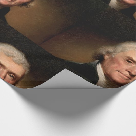 Thomas Jefferson Porträt Geschenkpapier (Ecke)
