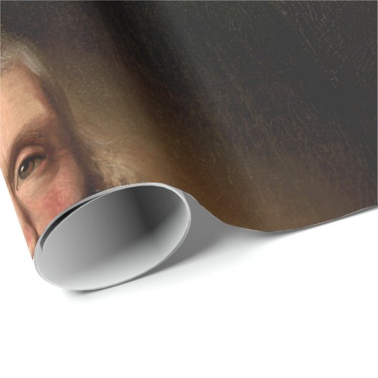 Thomas Jefferson Porträt Geschenkpapier (Rolleneckpunkt)