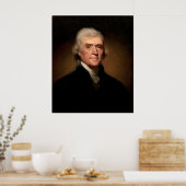 Thomas Jefferson Porträt Poster (Küche)