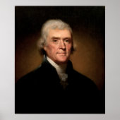 Thomas Jefferson Porträt Poster (Vorne)