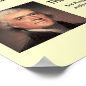 Thomas Jefferson Poster (Ecke)