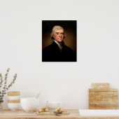 Thomas Jefferson Poster (Küche)