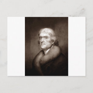 Thomas Jefferson Postkarte