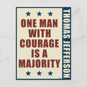 Thomas Jefferson Postkarte