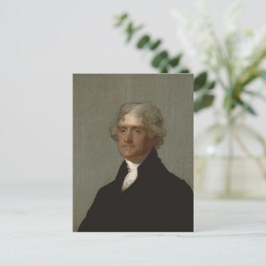 Thomas Jefferson Postkarte (Stehend Vorderseite)