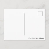 Thomas Jefferson Postkarte (Rückseite)