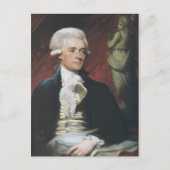Thomas Jefferson Postkarte (Vorderseite)