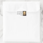 Thomas Jefferson Quote 1c Runder Aufkleber (Tasche)