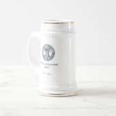 Thomas Jefferson Quote (Vigilance) Bierglas (Vorderseite Links)