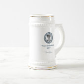 Thomas Jefferson Quote (Vigilance) Bierglas (VorderseiteRechts)