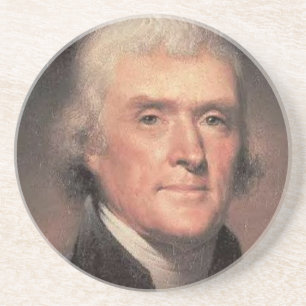 Thomas Jefferson Sandstein Untersetzer