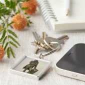 Thomas Jefferson Schlüsselanhänger (Seite)