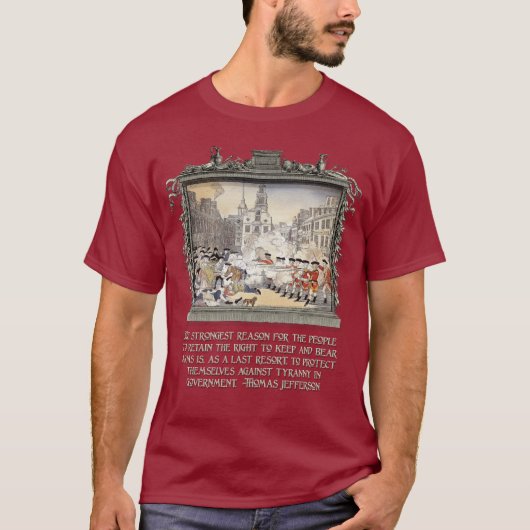 Thomas Jefferson T-Shirt (Vorderseite)