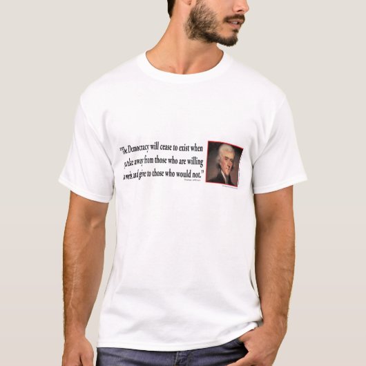 Thomas Jefferson T-Shirt (Vorderseite)
