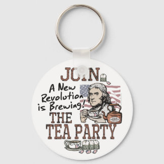 Thomas Jefferson Tea Party Shirts und Geschenke Schlüsselanhänger