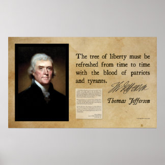 Thomas Jefferson - Tree of Liberty Poster