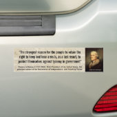 THOMAS JEFFERSON"Tyrannei in Regierung" Zitat Autoaufkleber (Auf Auto)