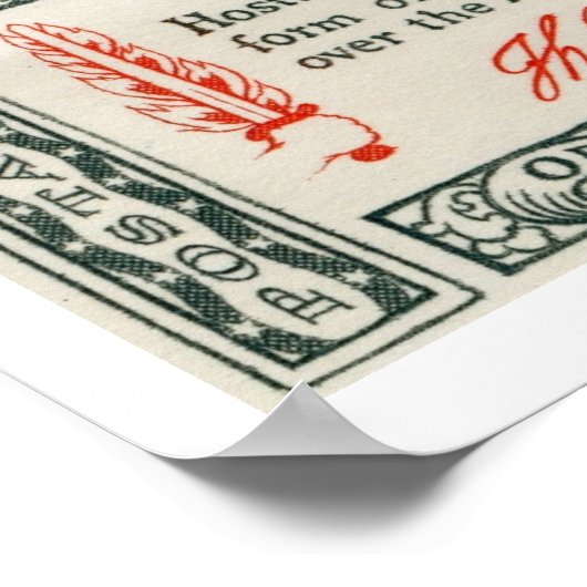 Thomas Jefferson Tyranny Credo 1960 Poster (Ecke)