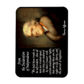 Thomas Jefferson - Unabhängigkeitserklärung Magnet (Vertikal)