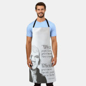 Thomas Jefferson und Zitat Schürze (Getragen)