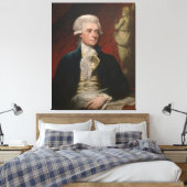 Thomas Jefferson von Mather Brown (1786) Leinwanddruck (Insitu (Schlafzimmer))