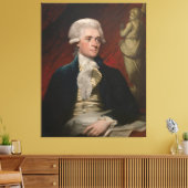 Thomas Jefferson von Mather Brown (1786) Leinwanddruck (Insitu (Wohnzimmer))