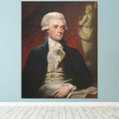 Thomas Jefferson von Mather Brown (1786) Leinwanddruck (Insitu (Holzboden))