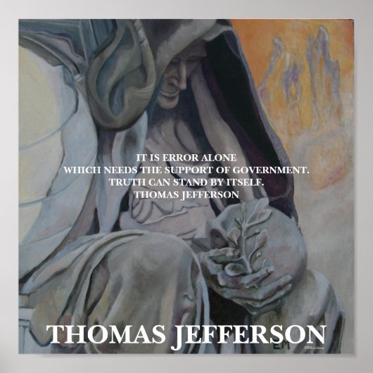 Thomas Jefferson - Wahrheit Poster (Vorne)
