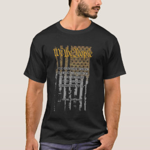 Thomas Jefferson We The People Liberty 4. Juli Qu T-Shirt