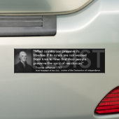 Thomas Jefferson WIDERSTEHEN Autoaufkleber (Auf Auto)