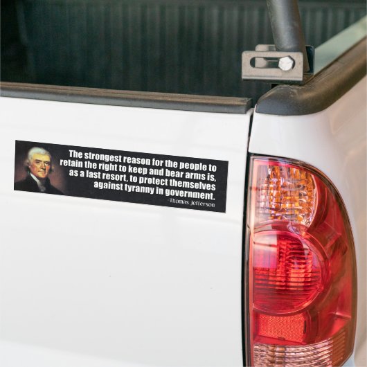 Thomas Jefferson Zitat Autoaufkleber (Auf Lkw)