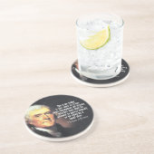 Thomas Jefferson Zitat Getränkeuntersetzer (Seite)