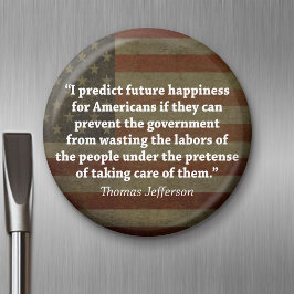 Thomas Jefferson Zitat Magnet