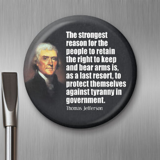 Thomas Jefferson Zitat Magnet