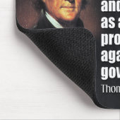 Thomas Jefferson Zitat Mousepad (Ecke)